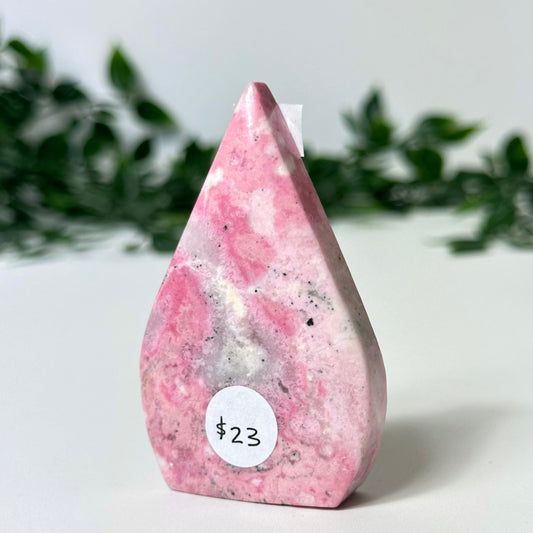 Peruvian Rhodonite Flame #122