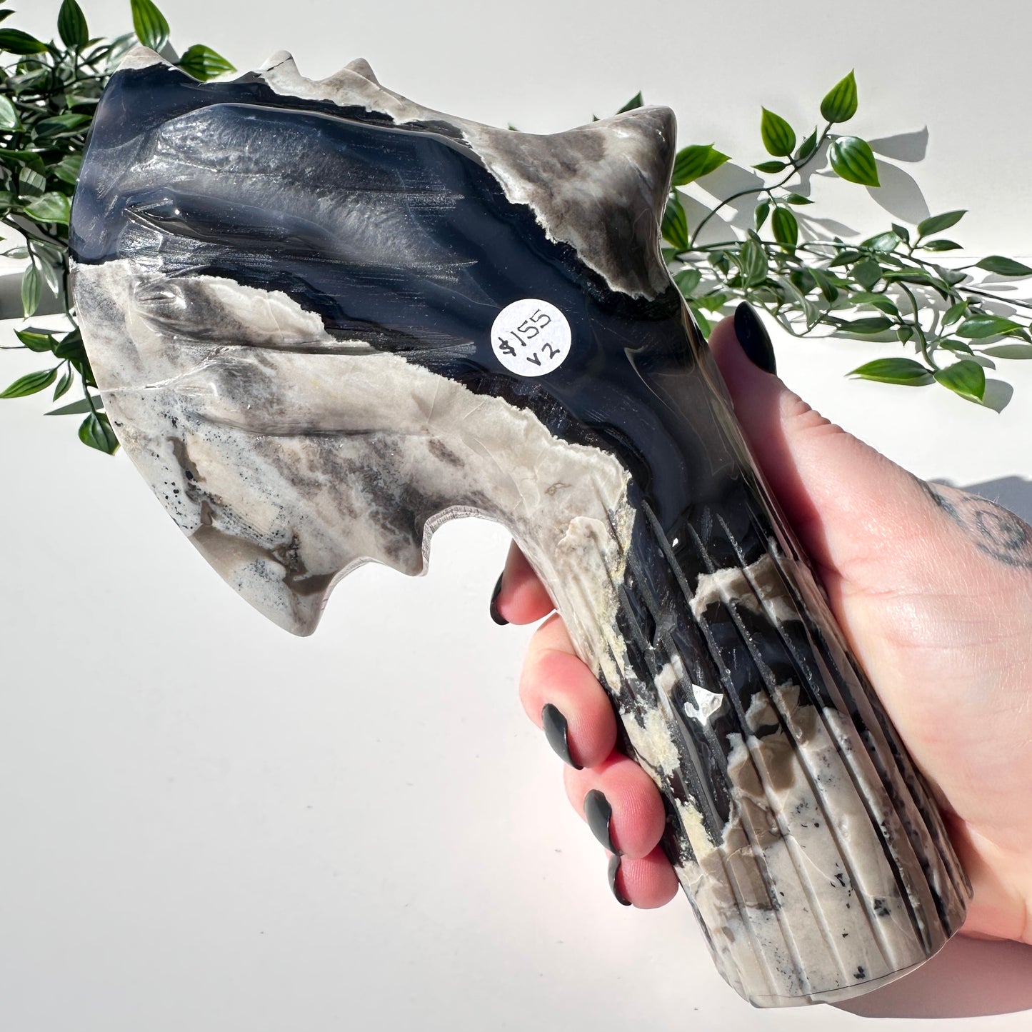 Volcanic Agate Axe V2
