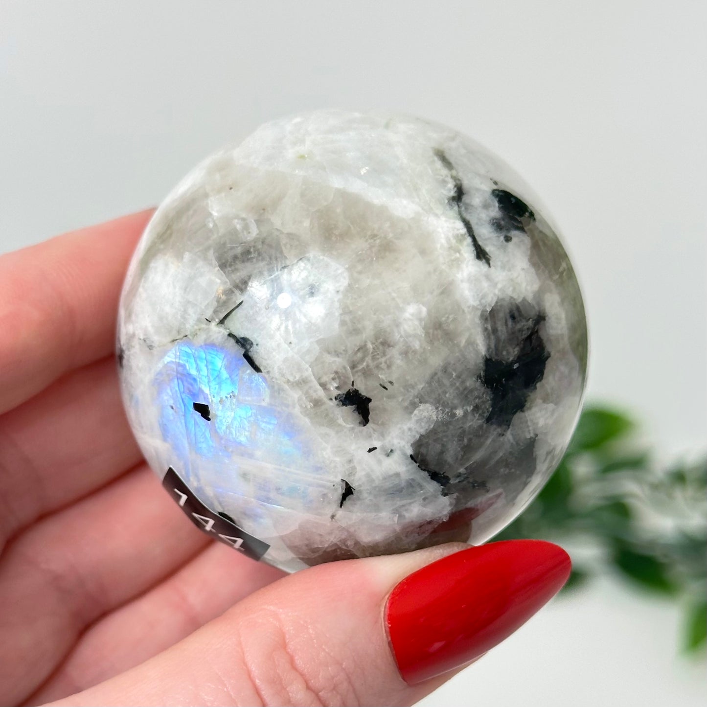 Rainbow Moonstone Sphere #144