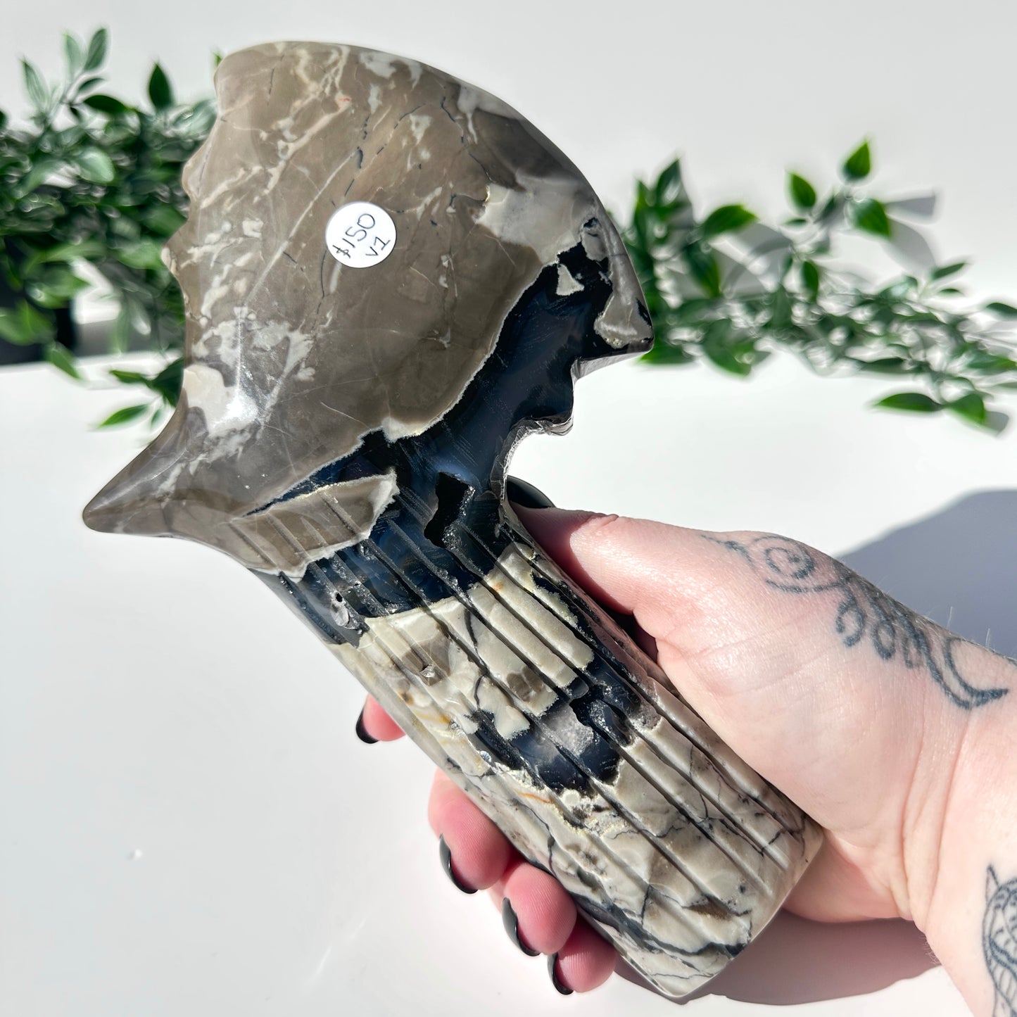 Volcanic Agate Axe V1