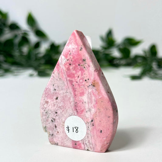 Peruvian Rhodonite Flame #118