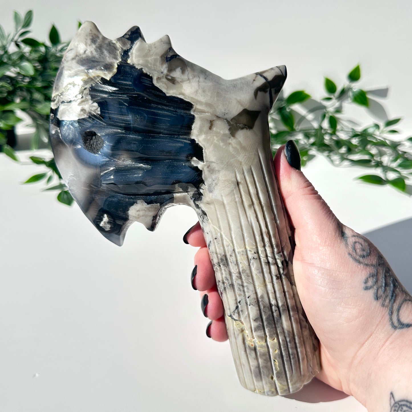Volcanic Agate Axe V3