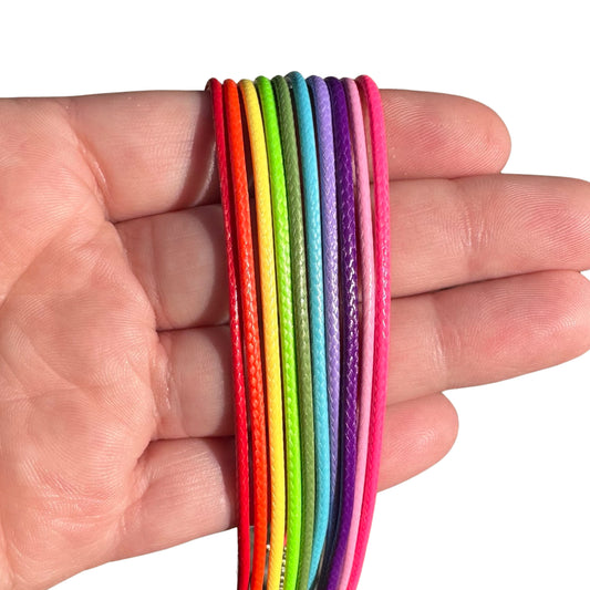 Coloured Necklace Cords 50cm