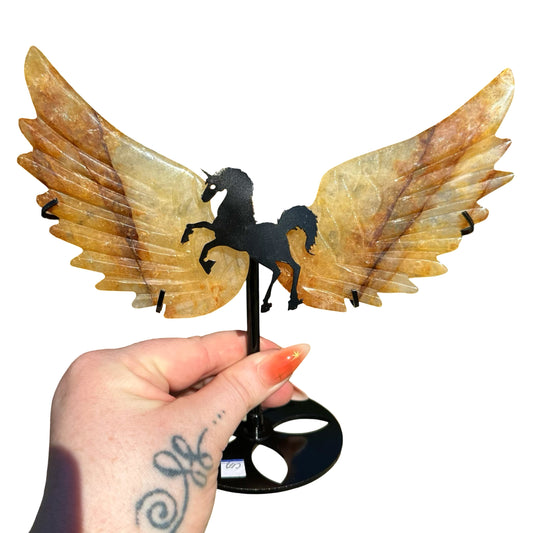 Golden Healer Pegasus Wings D