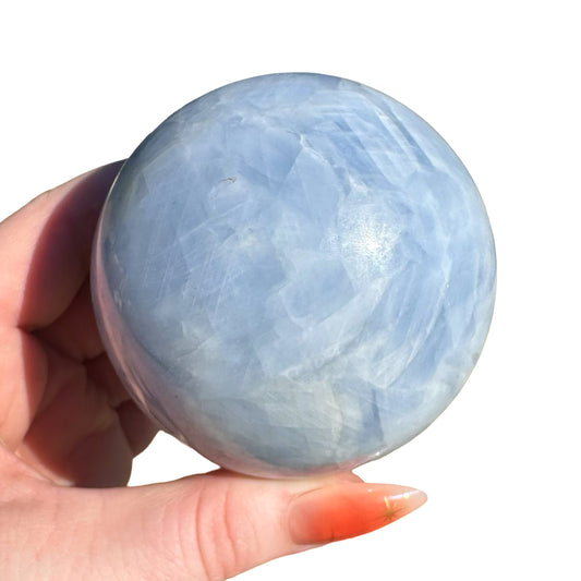 Blue Calcite Sphere F