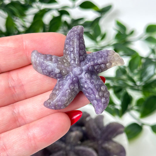 Lepidolite Starfish