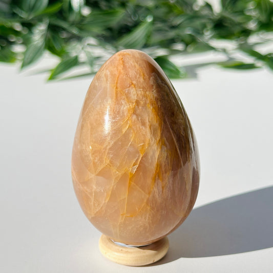 Peach Moonstone Egg PM3