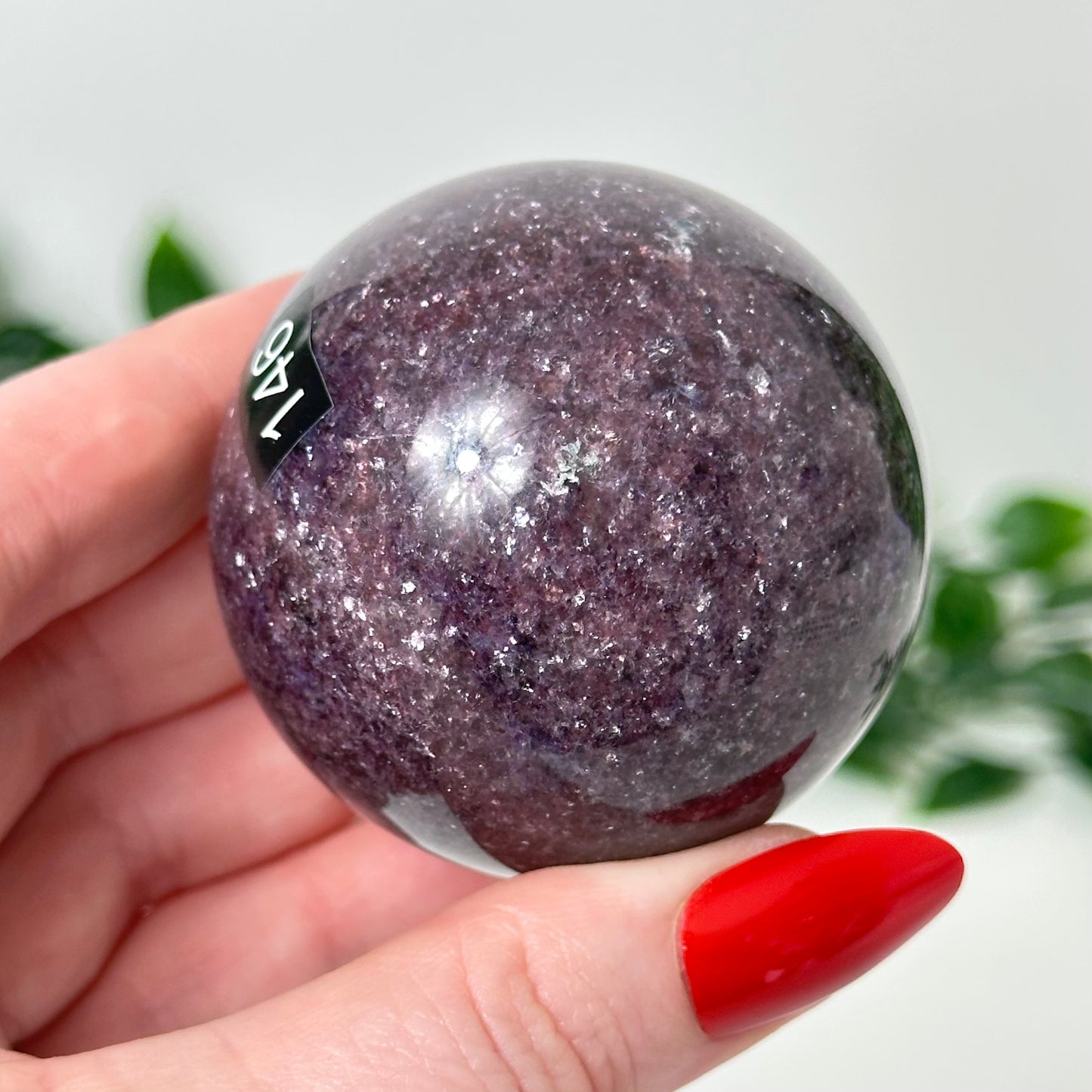 High Quality Lepidolite Sphere #146