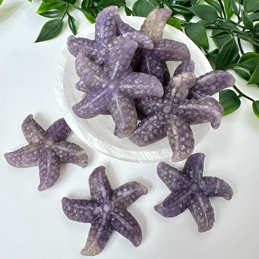 Lepidolite Starfish