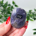 Lepidolite Palm Stone #112