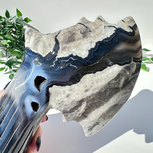 Volcanic Agate Axe V2