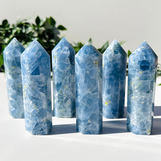 Blue Calcite Towers
