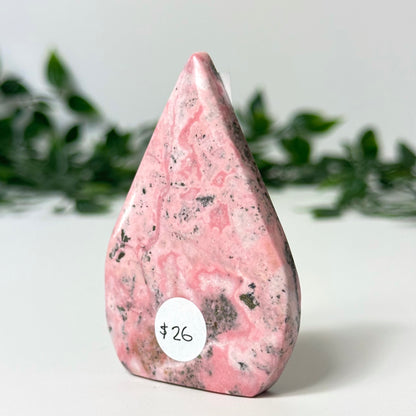 Peruvian Rhodonite Flame #119