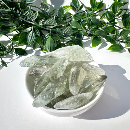 Green Amethyst (Prasiolite) Pieces S