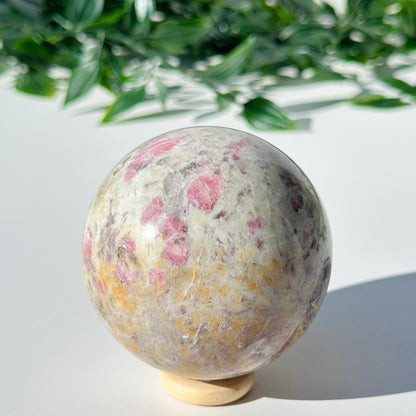 Pink Tourmaline Sphere T3