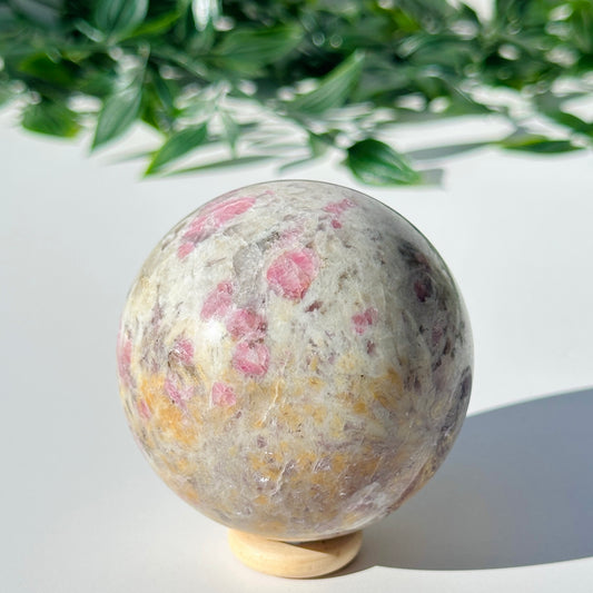 Pink Tourmaline Sphere T3