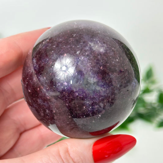 High Quality Lepidolite Sphere #148