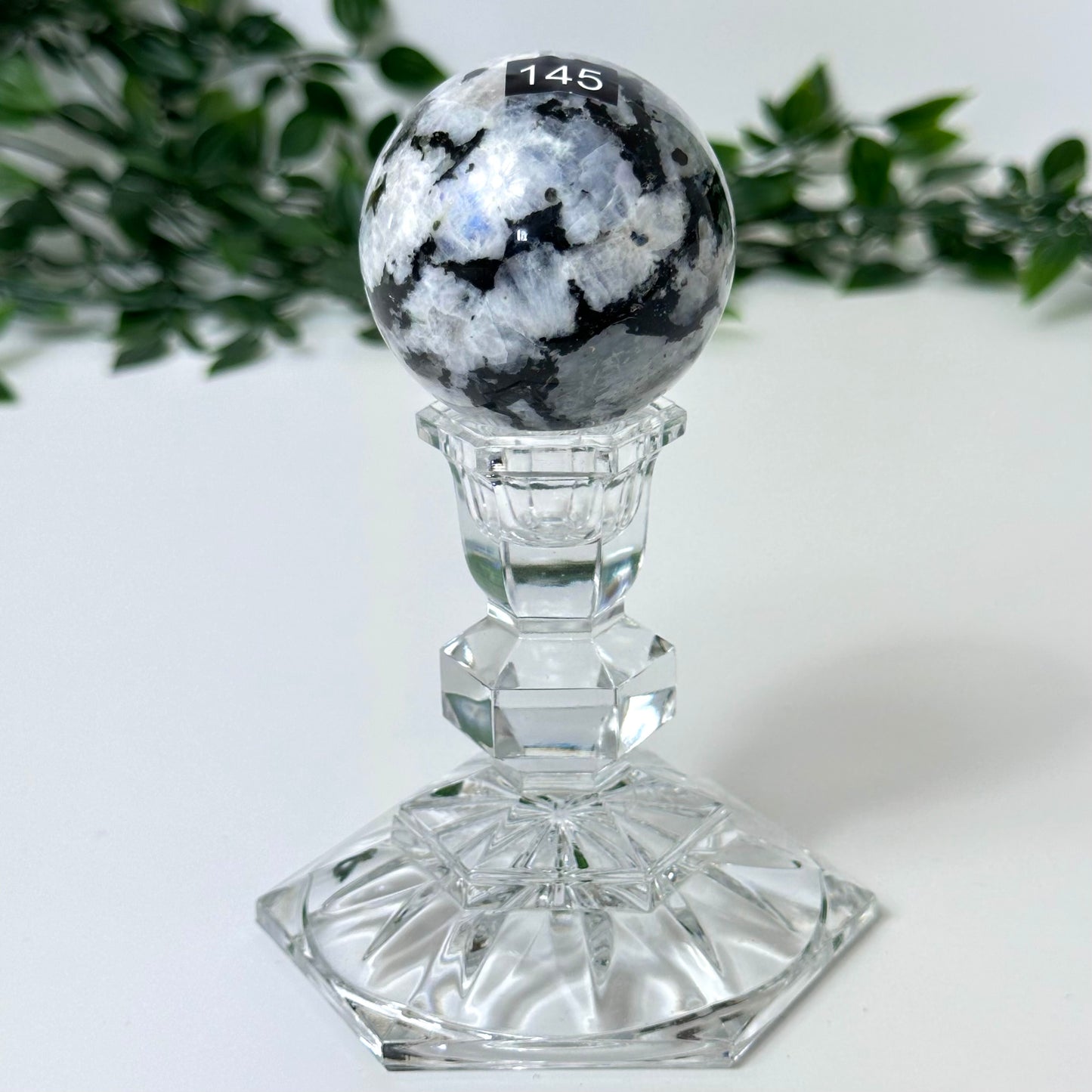 Rainbow Moonstone Sphere #145