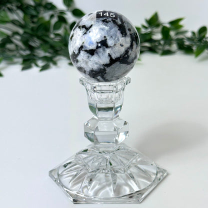Rainbow Moonstone Sphere #145