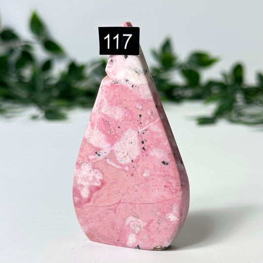 Peruvian Rhodonite Flame #117