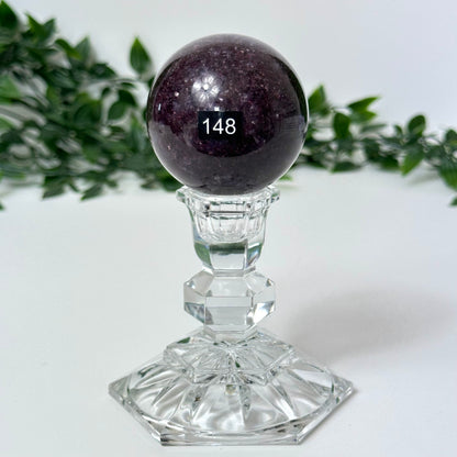 High Quality Lepidolite Sphere #148