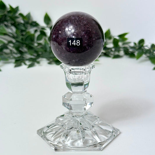 High Quality Lepidolite Sphere #148