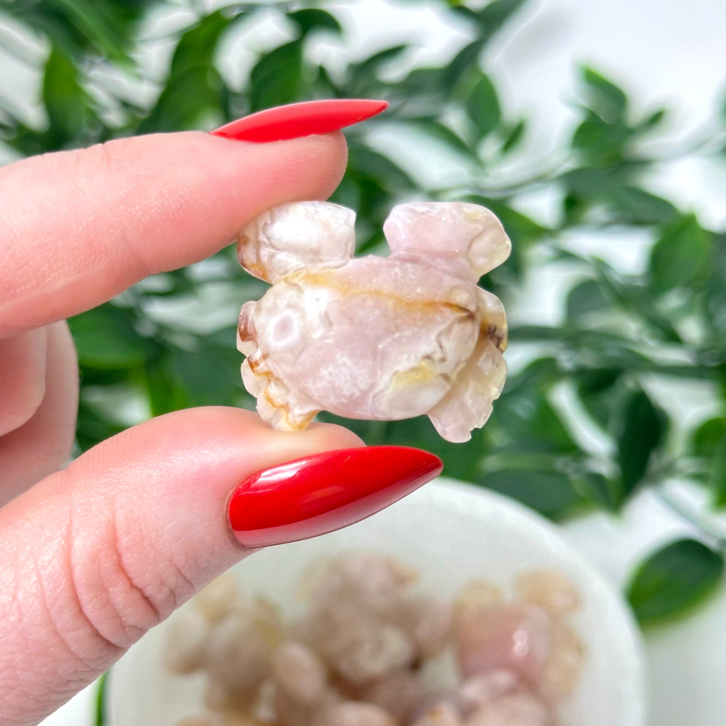 Flower Agate Mini Crab