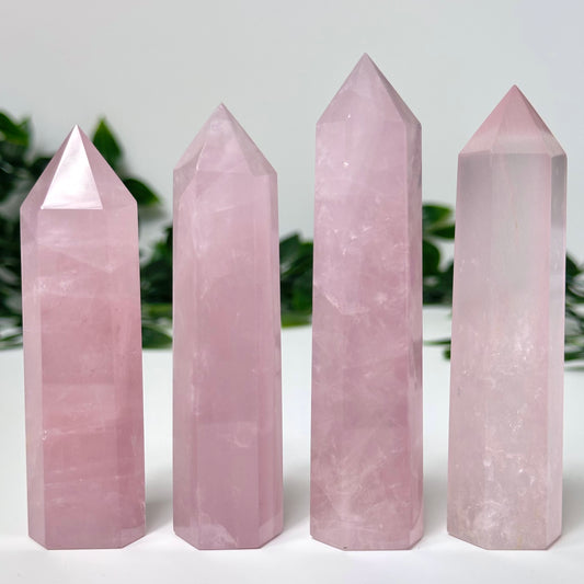 High Quality Rose Quartz Towers LRG