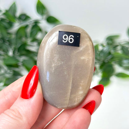 Peach Moonstone Palm Stone #96