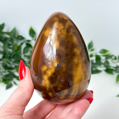 Druzy Agate Egg with Stand #25