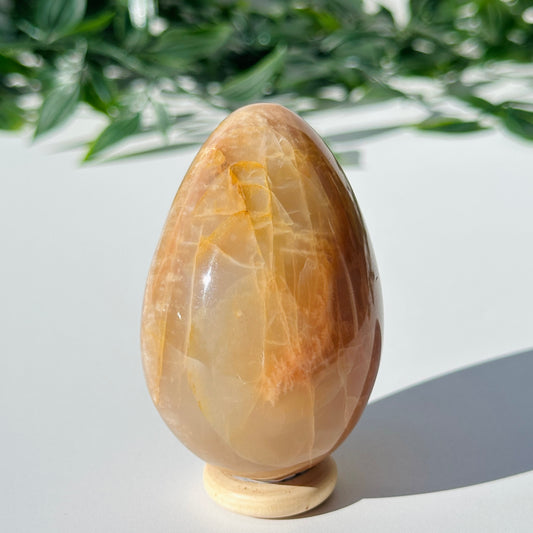 Peach Moonstone Egg PM3
