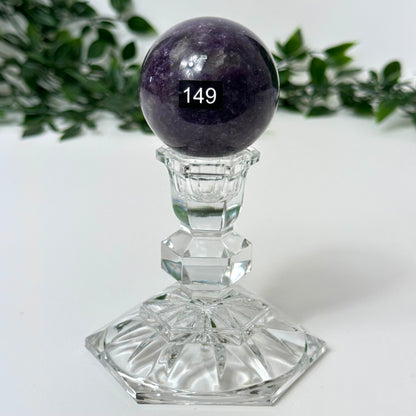 High Quality Lepidolite Sphere #149