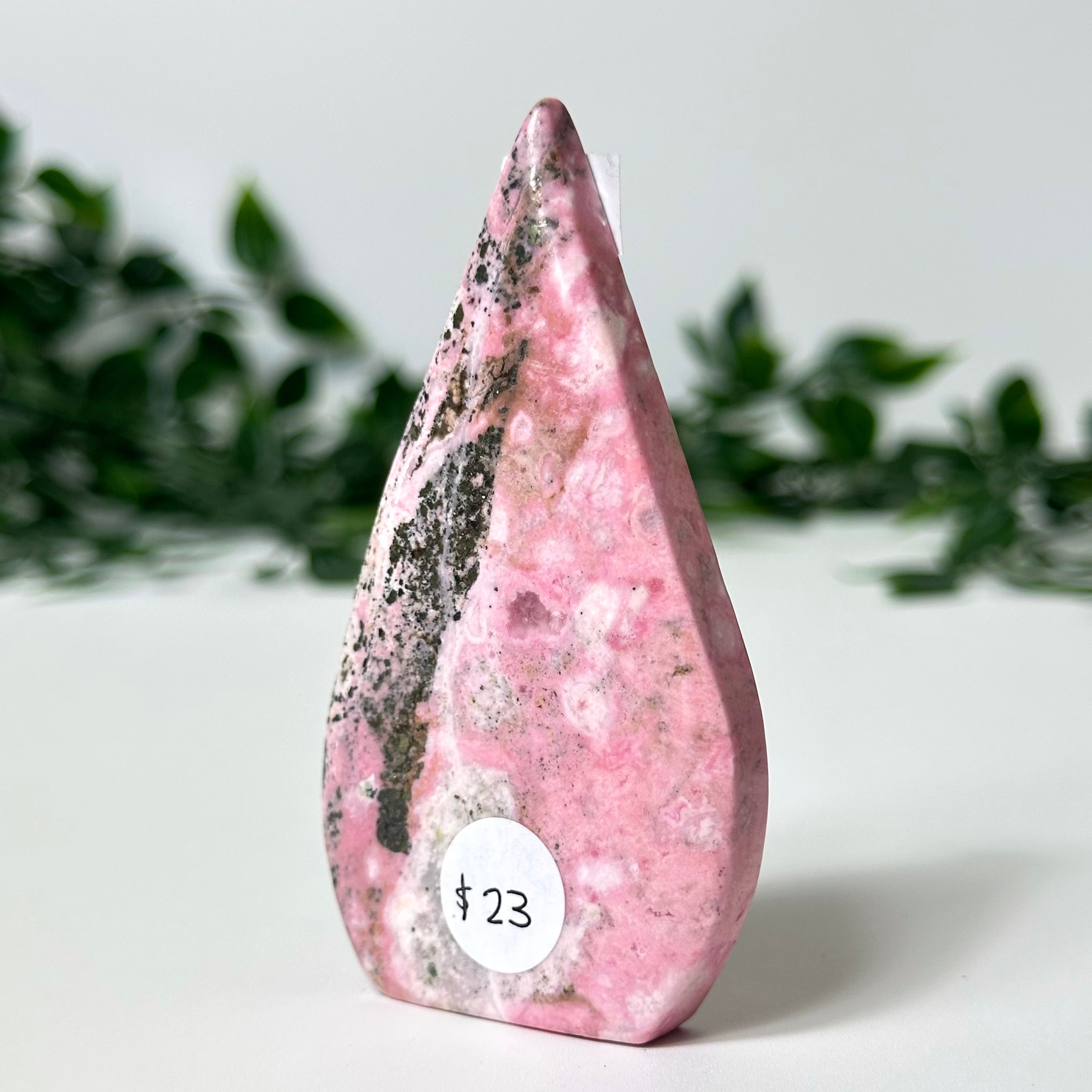 Peruvian Rhodonite Flame #123