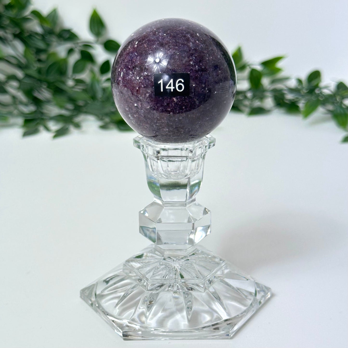 High Quality Lepidolite Sphere #146