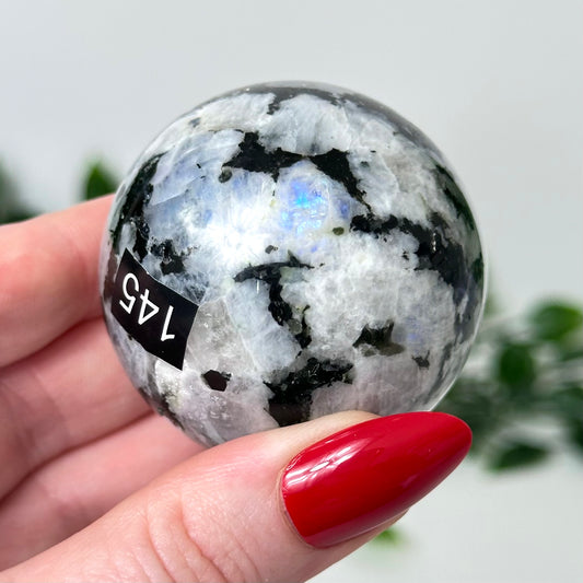 Rainbow Moonstone Sphere #145