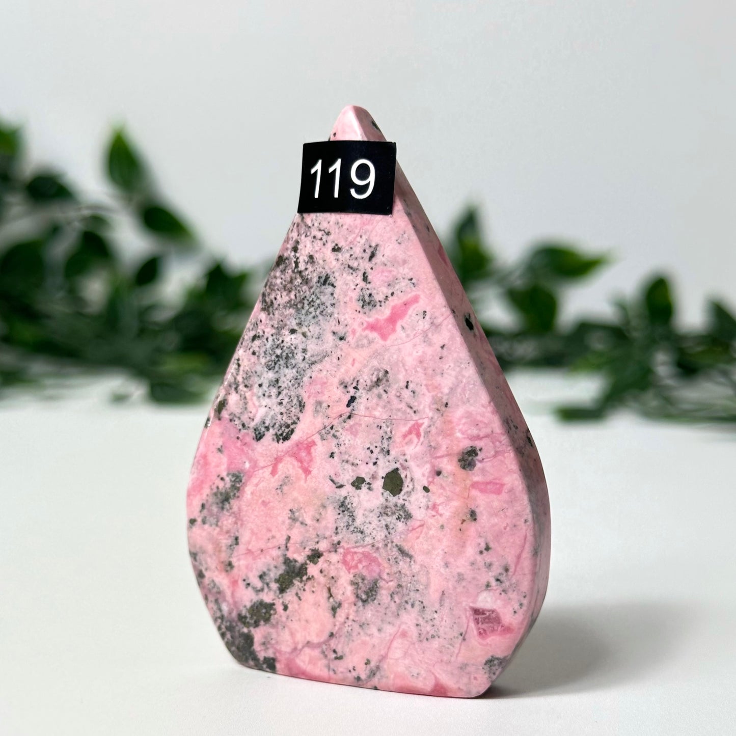 Peruvian Rhodonite Flame #119
