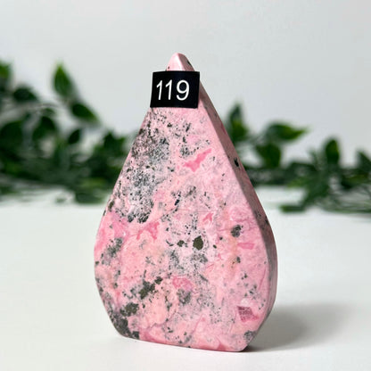 Peruvian Rhodonite Flame #119