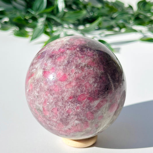 Pink Tourmaline Sphere T1