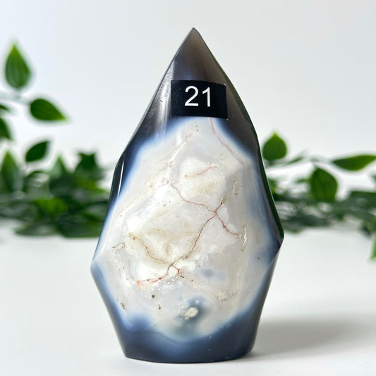 Orca Agate Flame #21