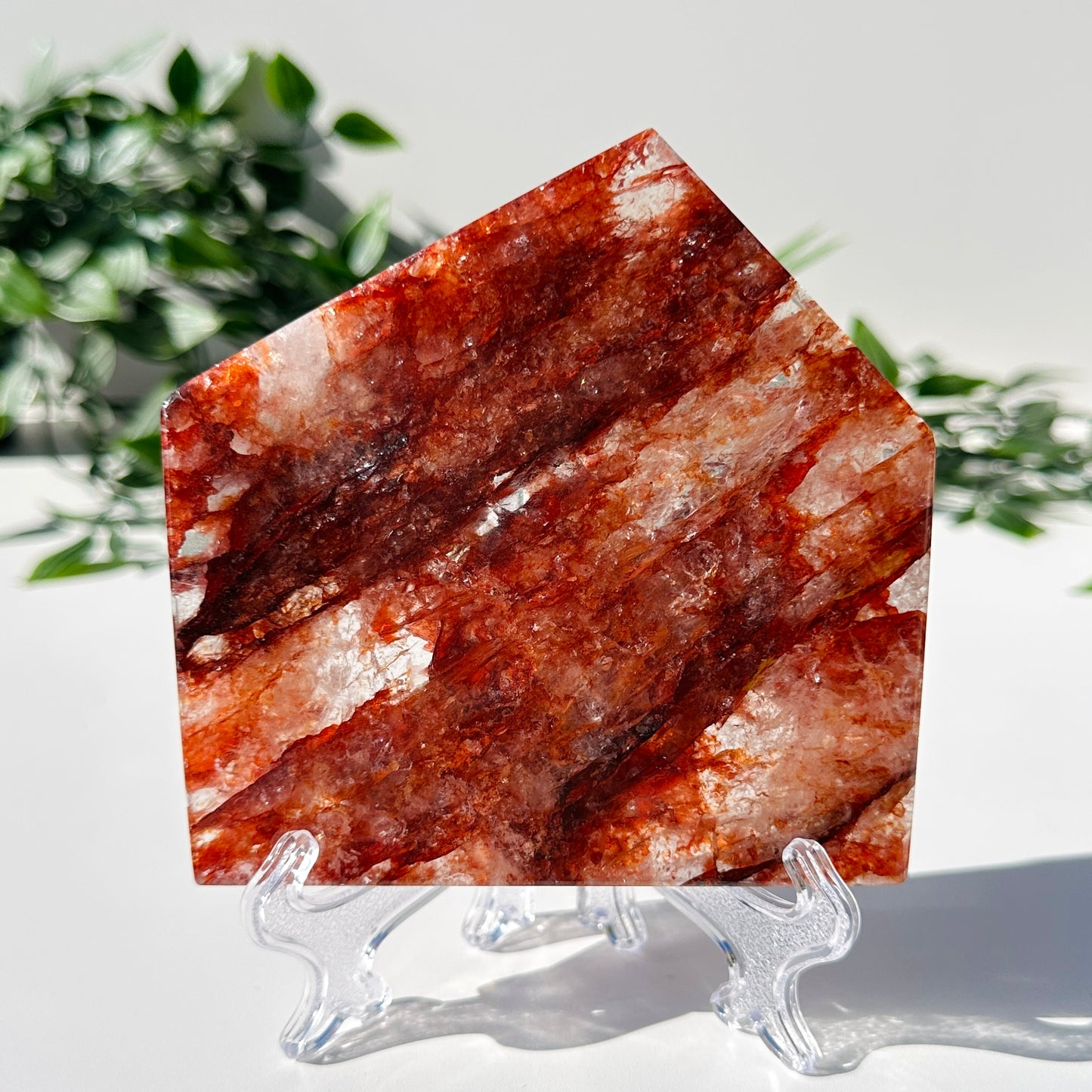 Fire Quartz Slab w/ Stand FQ6