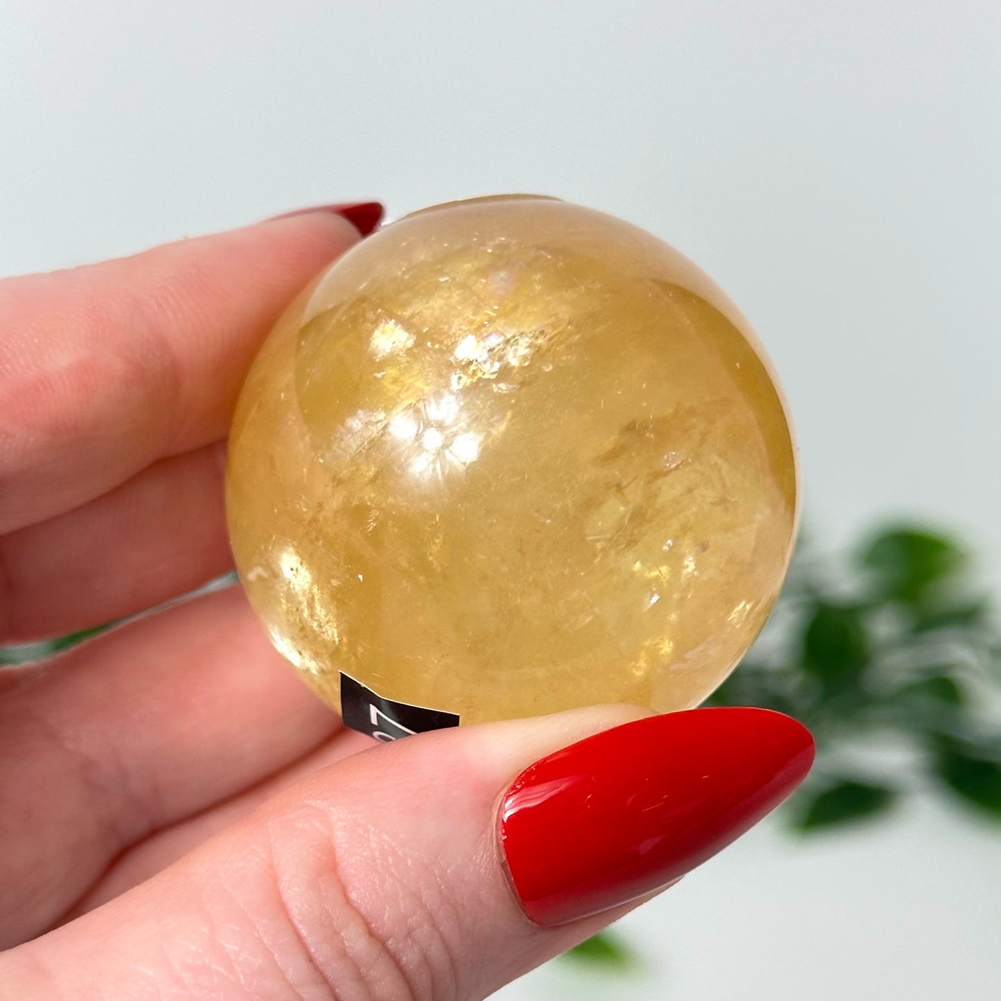 Honey Calcite Sphere #137