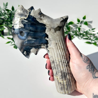 Volcanic Agate Axe V3