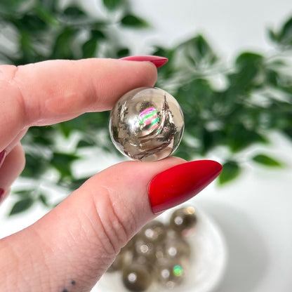 High Quality Smoky Quartz Mini Spheres