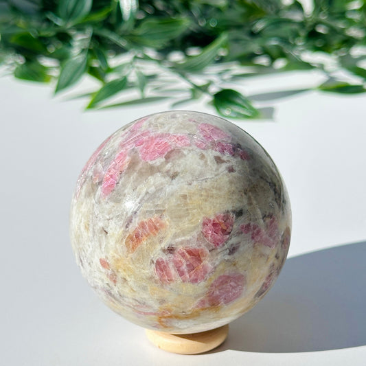 Pink Tourmaline Sphere T3