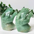 Green Aventurine Dinosaur Heads