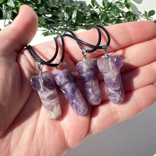 Amethyst Phallus Necklace