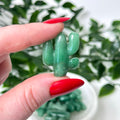 Green Aventurine Mini Cactus