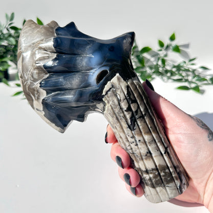 Volcanic Agate Axe V1