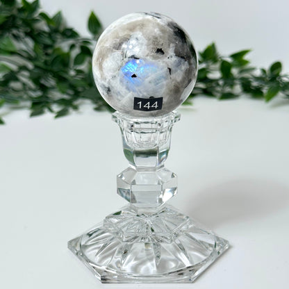 Rainbow Moonstone Sphere #144