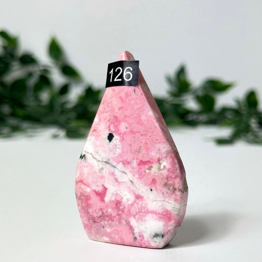 Peruvian Rhodonite Flame #126